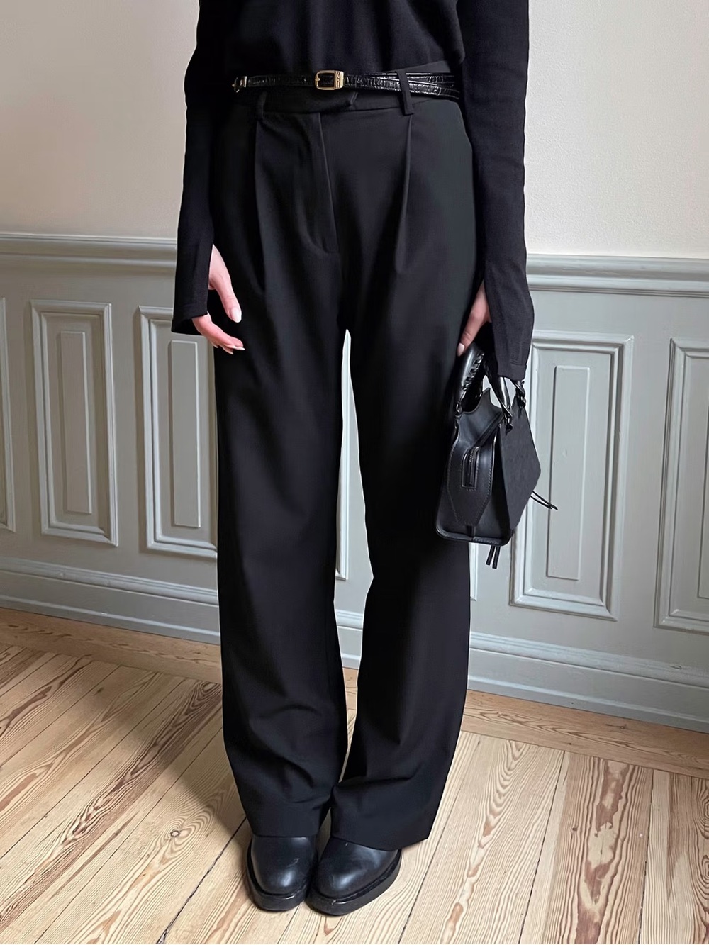Djerf Avenue Favorite Pants Black size XS